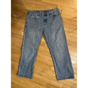 Old Navy Straight Leg Jeans 36x30 Light Wash Men’s 100% Cotton